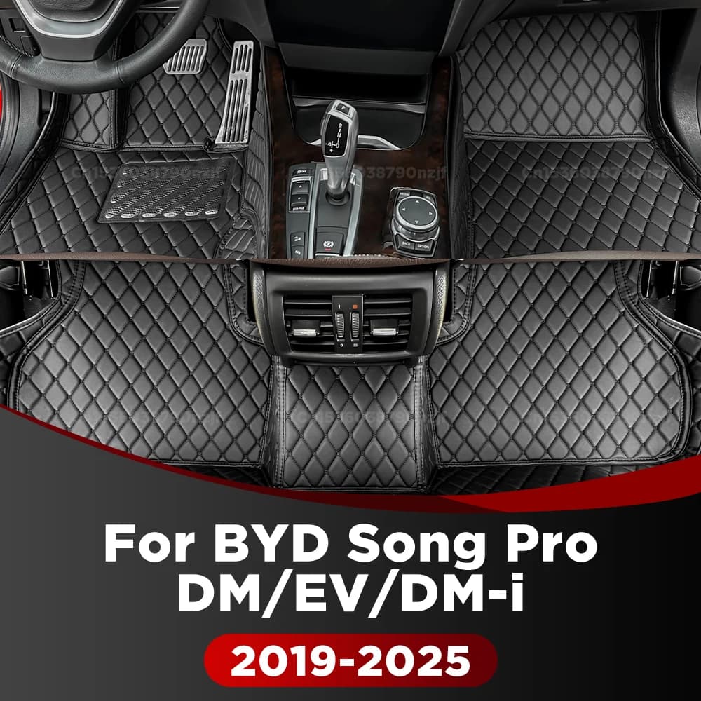 Per BYD Song Pro DM/EV/DM-i 2019-2025 Tappetino per auto personalizzato Tappeto per automobile Dettagli interni Accessori Parti del cuscinetto protettivo