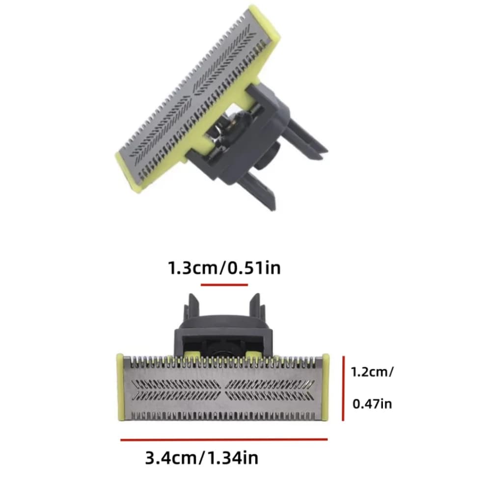 1-5PCS Men's Shaver Replacement Heads - Compatible with Beard Trimmers QP2520/QP2530/QP6510/QP6520/QP6530/QP2515