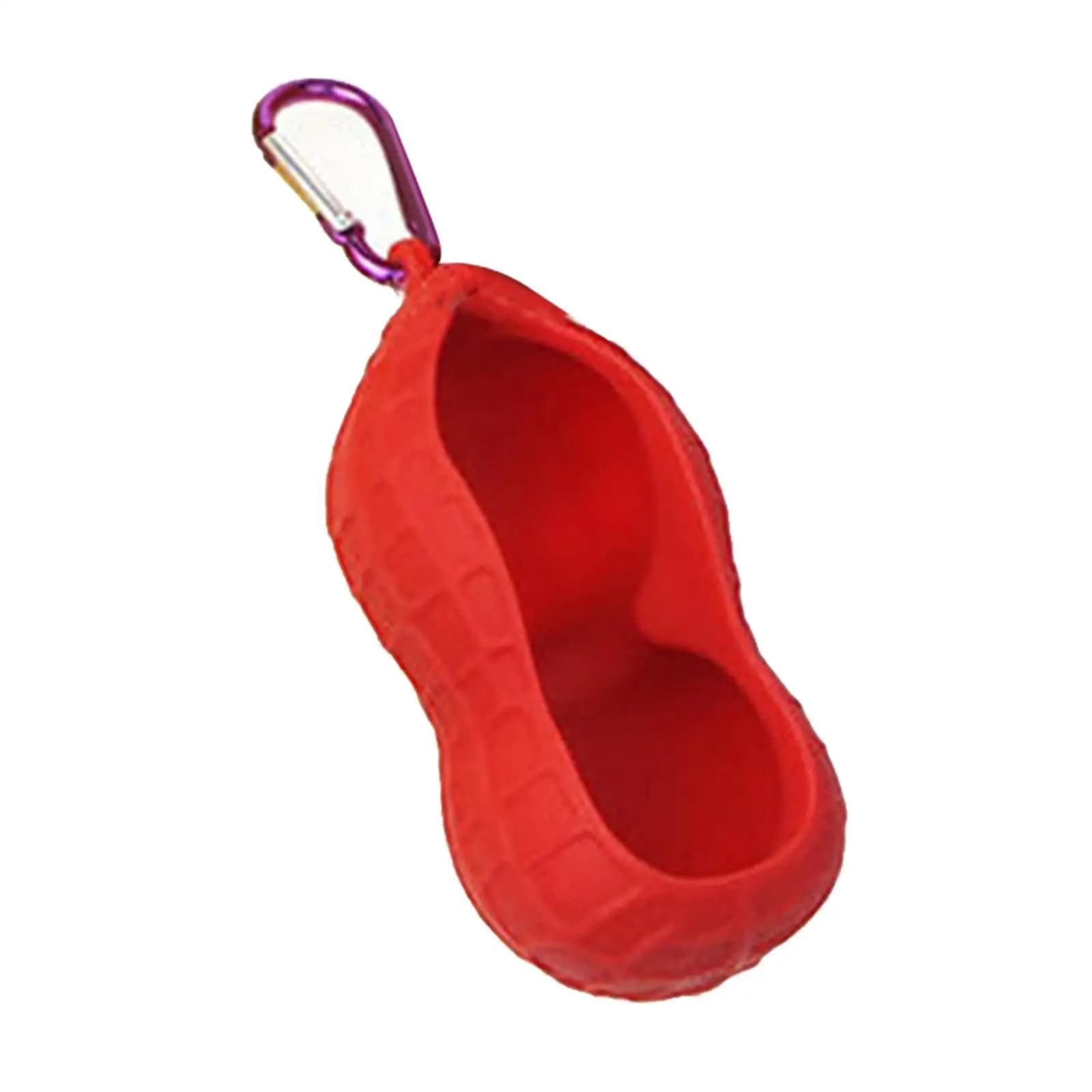 Peanut Shape Golf Ball Holder Double Holes Golf Ball Cover Men Women Pouch