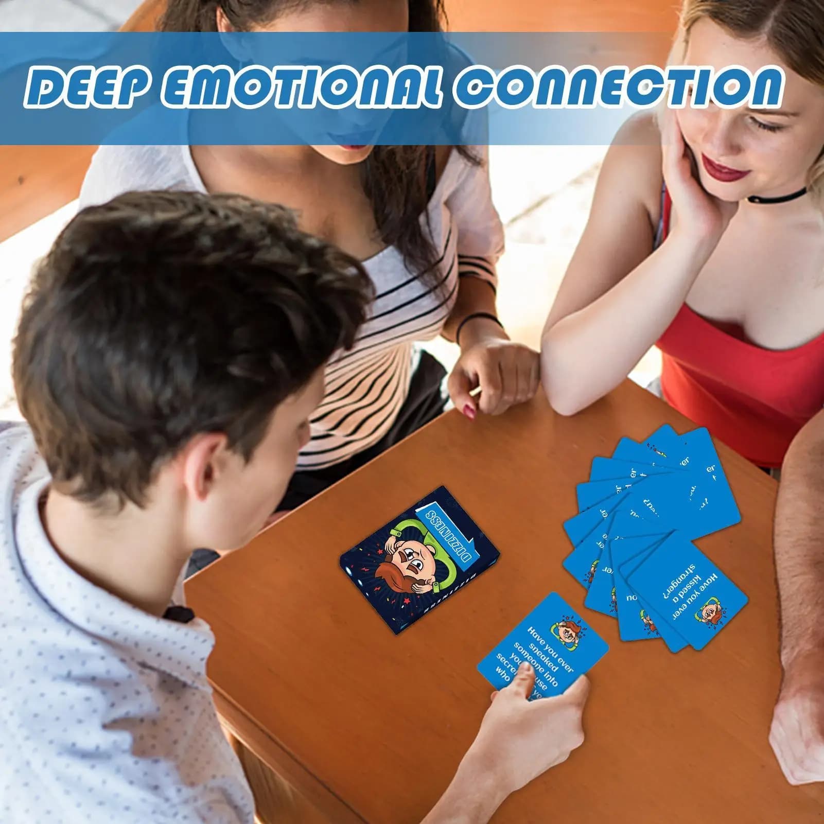 Carte iniziale per conversazione 50 pezzi Divertimento Gioco di carte per famiglie per conversazioni profonde Giochi da tavolo interattivi per donne Uomini Amici Date