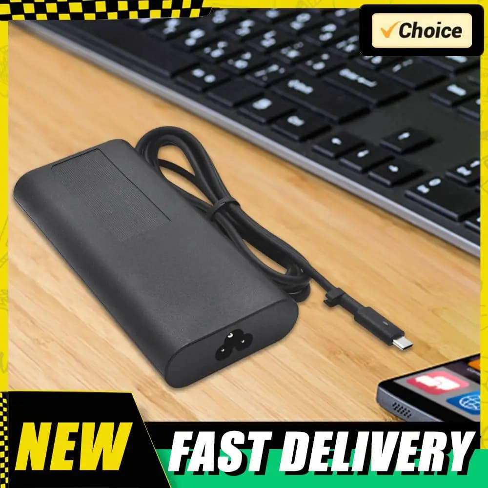 Adattatore per Laptop USB-C Tipo C 130W 20V 6.5A Adattatore AC per Laptop per Dell XPS 15 9500 9510 9520 per Dell Precision 5550 5750 3560