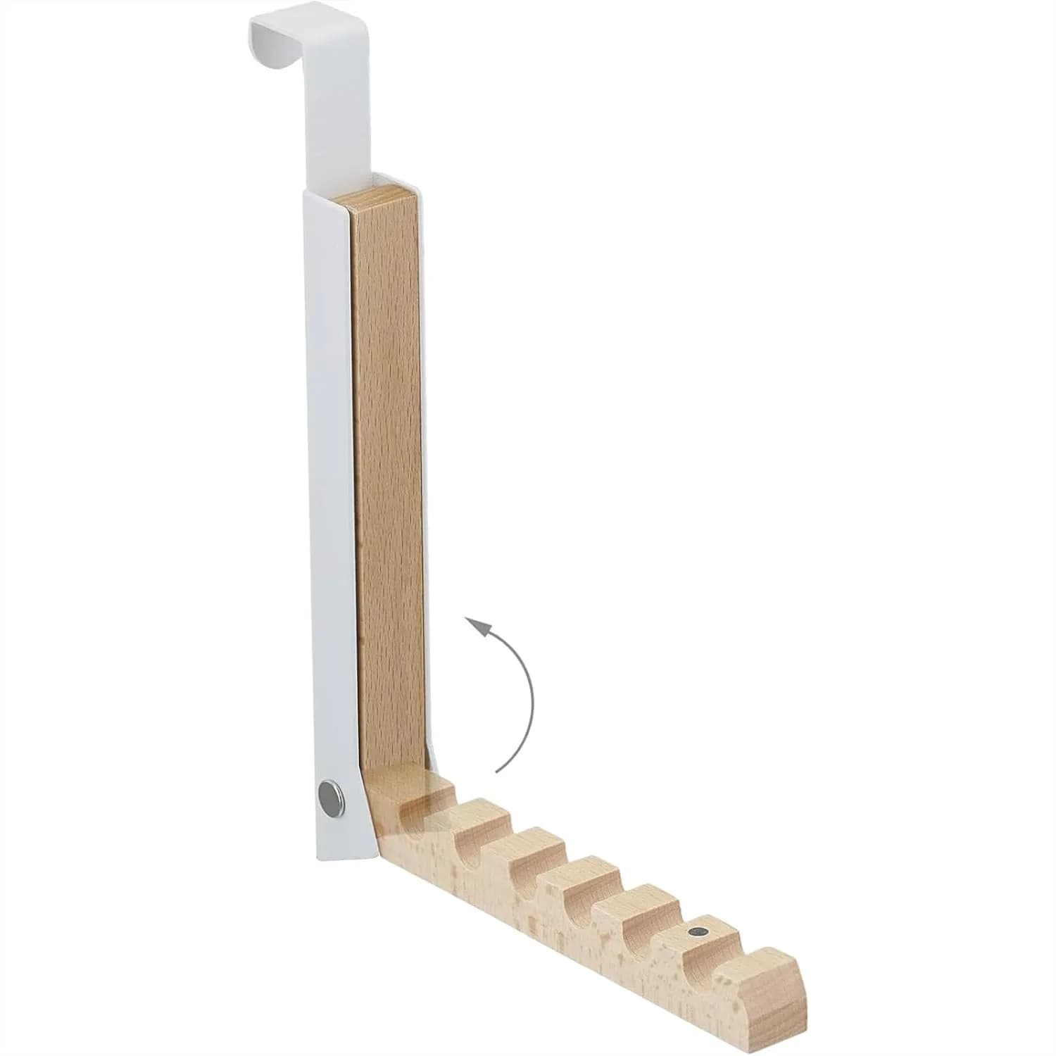 Portable Travel Clothes Hanger for Hanging Clothes on Door, Foldable Over Door Hook for Hotel and Home