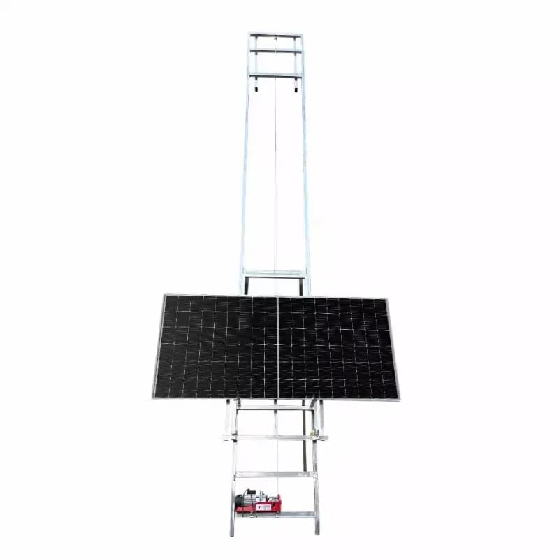 Pannello fotovoltaico per installazione di pannelli solari, porte e finestre su ascensore per auto in vetro da sole 220v