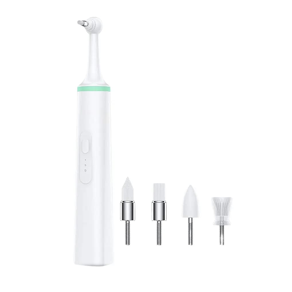 Electric pet toothbrush with 360 degree rotation for mouth cleaning and teeth polishing