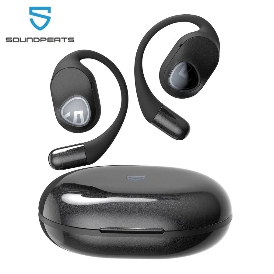 SoundPEATS GoFree2 Cuffie open-ear con comfort stabile e suono ad alta risoluzione, auricolari Bluetooth 5.3 con bass boost e totale 35 ore