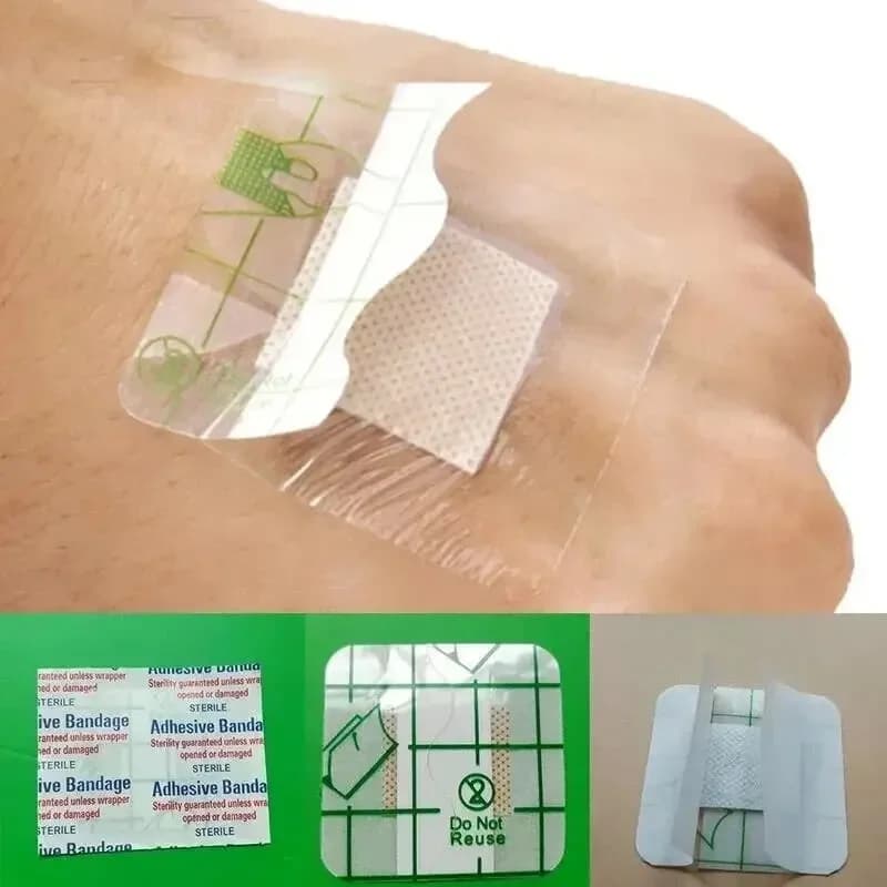 Wholesale 25Pcs Square Wound Bandage for Children, for Waterproof Cuts Patch, First Medical Aid and Abrasions