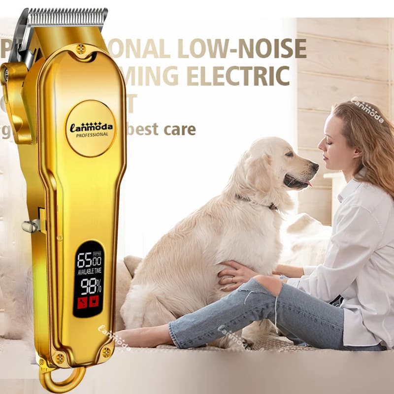 Tagliacapelli professionale per cani e gatti tagliacapelli elettrico per cuccioli animali ricaricabili rasoio per toelettatura tagliacapelli