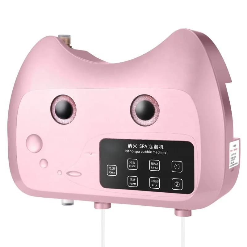 Automatic Pet Spa Bubble Machine, Nano Shampoo Mixer, Ultra Quiet Dog Cat Shower Sprayer, Bath Cleaning Tool