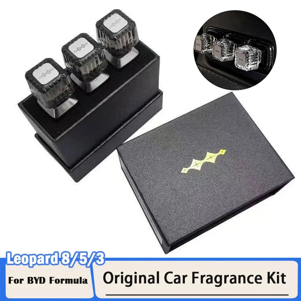 For BYD Formula Leopard 8/5/3, Auto Perfume System with Sticks in Titanium 7, Factory Original Charging, Solid Fragrance