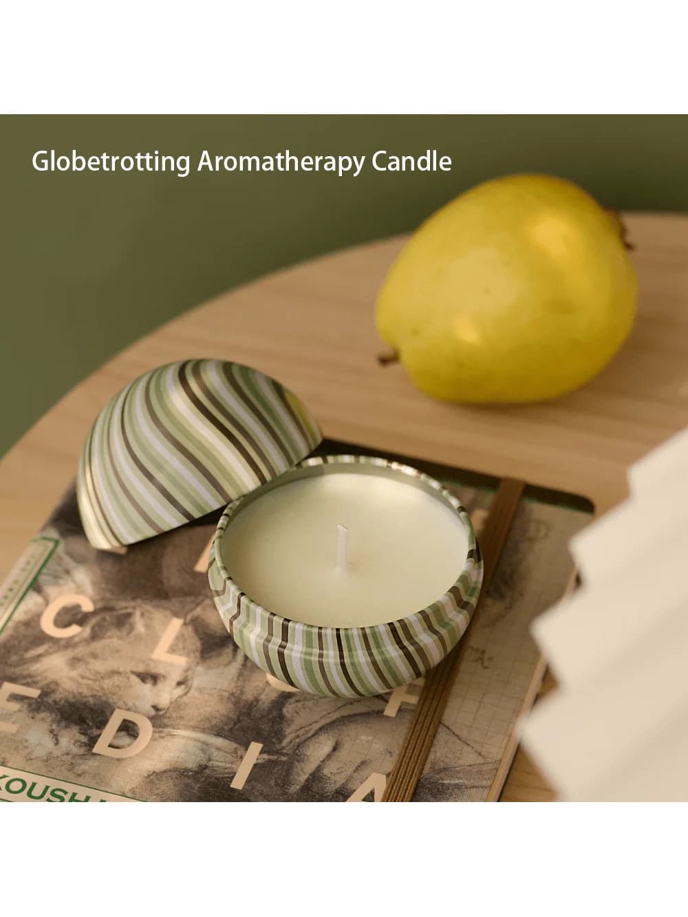 "Globetrotting Aromatherapy Candle, Wedding Gift, Bridesmaid Gift, Wedding Bridesmaid Gift, Gift for Returning Guests