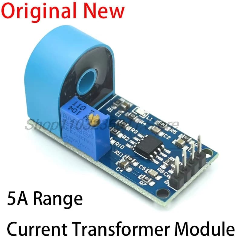 Integrated Precision Power Transformer Micro Module Current Sensor with Active AC Output Single Phase Range 5A for Arduino DIY