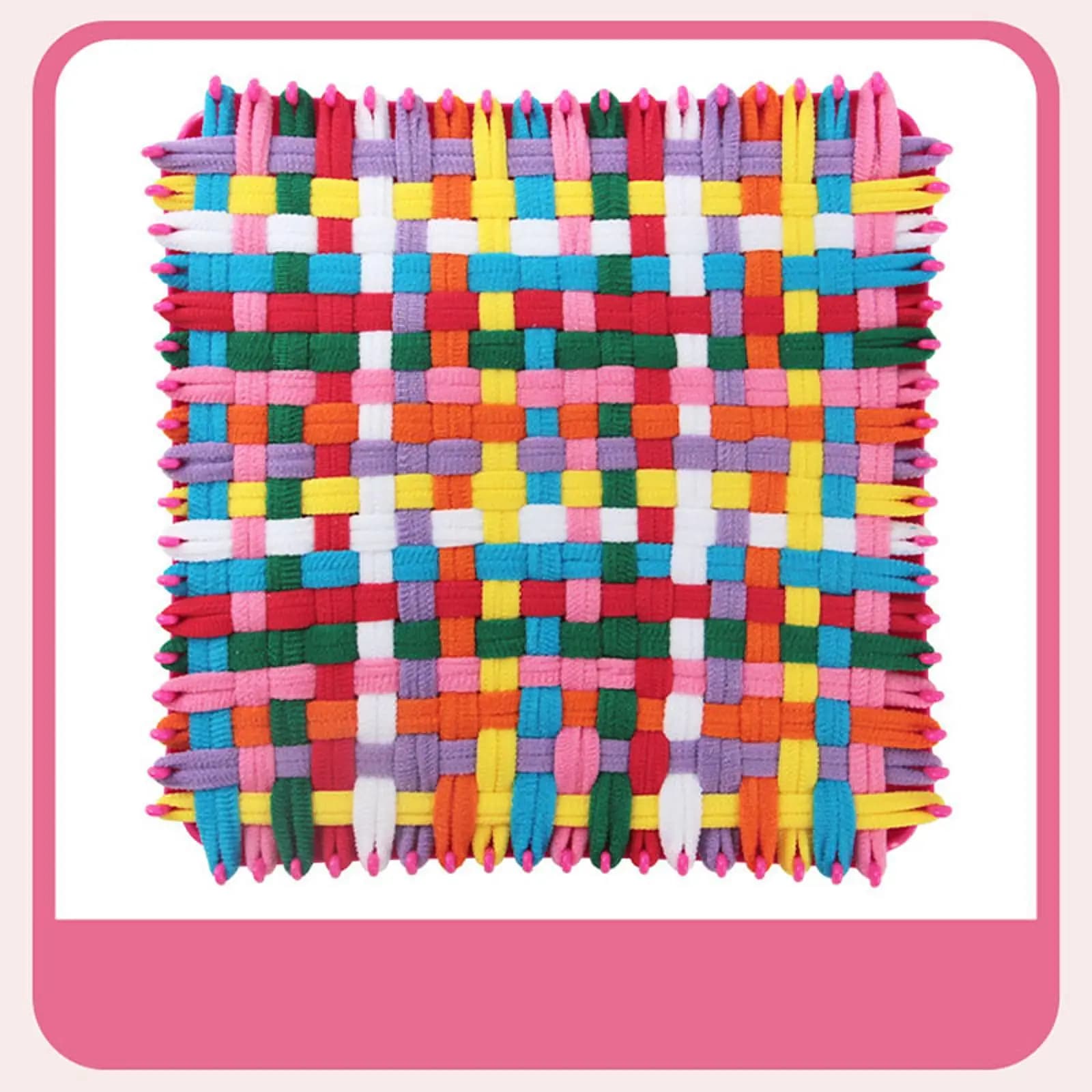 Weaving Loom Kit Toys Crochet Multifunctional Birthday Gifts to Make Pot Holders Knitting Crafts DIY for Adults Children Kids
