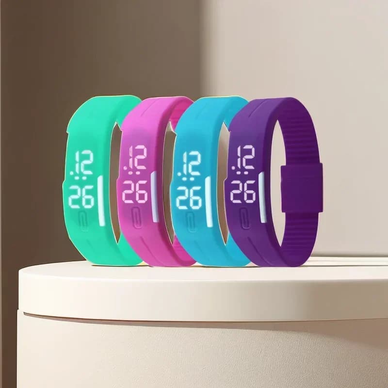 Sport Digital Children Women's Watch Hot Silicone Strap LED Display Children's Watch Wrist Watch Reloj de hombre