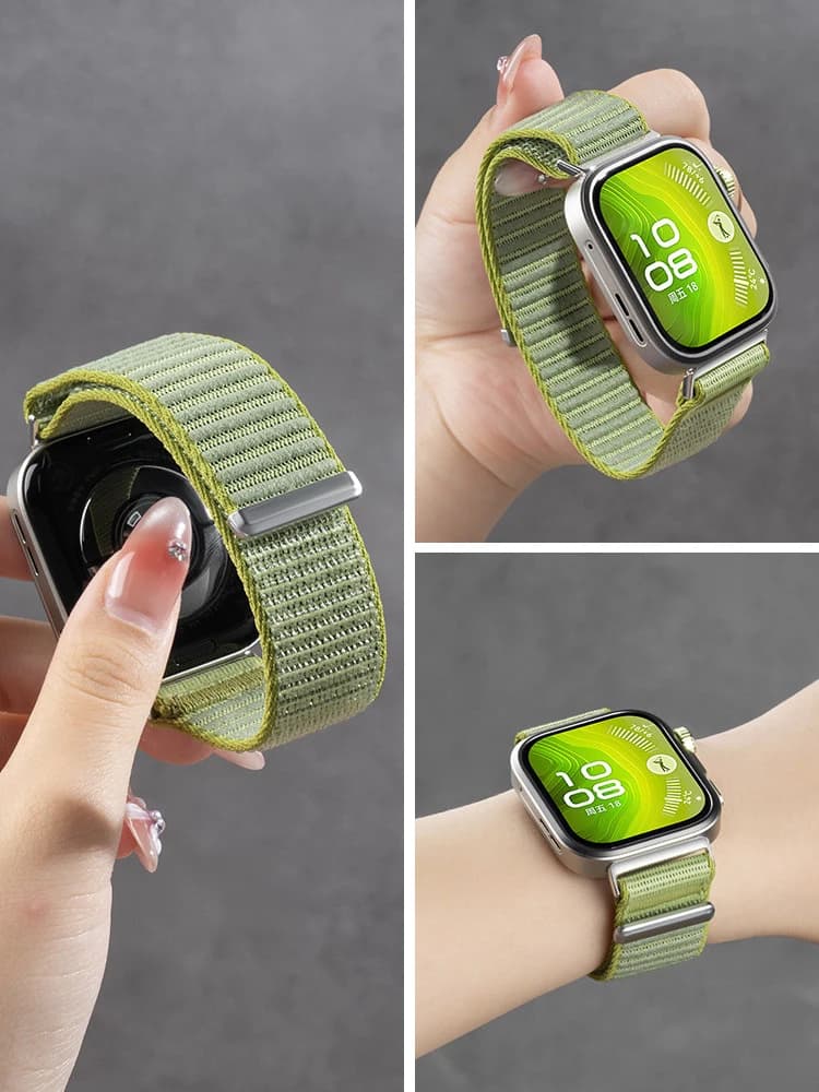 Cinturino ufficiale per Huawei Watch Fit 4 pro/Fit 4/3 Comodo cinturino in nylon traspirante correa huawei watch fit 4/3 Accessori