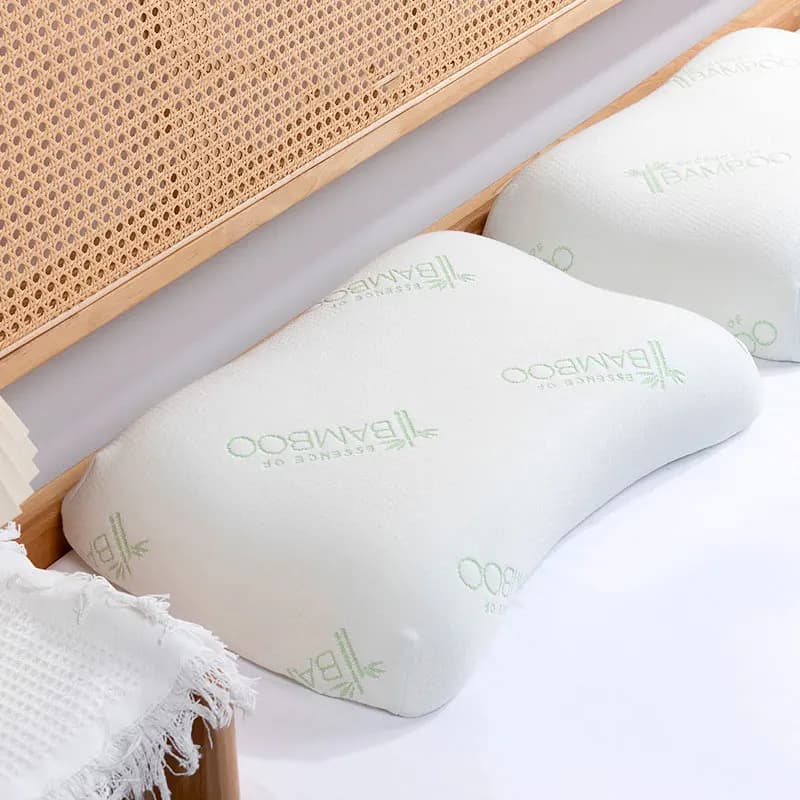 Cuscino cervicale in Memory Foam biancheria da letto cuscino ortopedico per la protezione del collo cuscini per dormire a rimbalzo lento 55 x35cm cuscino ergonomico