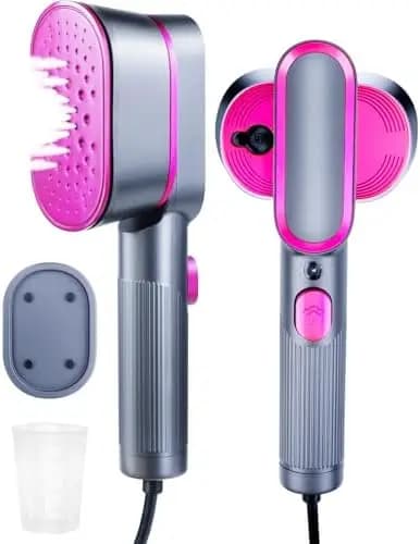 Upgraded Portable Steamer for Clothes, 110V 2 In 1 Clothes Steamer, 9s Heat Up Travel Size Portable Garment Steamer