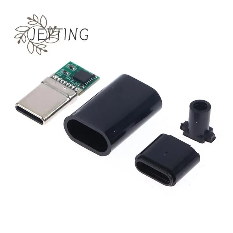5A PD/QC Decoy Board Fast Charge 5V 9V 15V 20V module PD 2 3.0 DC Trigger Cable USB Type-C Male Plug QC4 charge connector