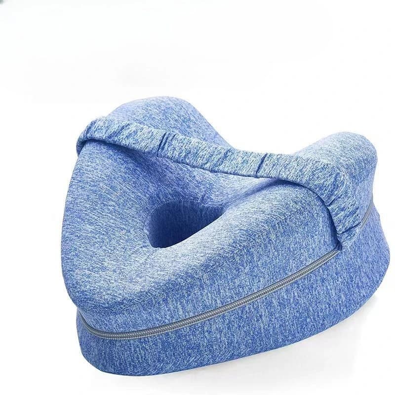 Cuscino per Gambe a Forma di Cuore in Memory Foam a Lento Ritorno, Cuscino per Gambe con Clip, Riduce Pressione e Fatica, per Dormire di Lato