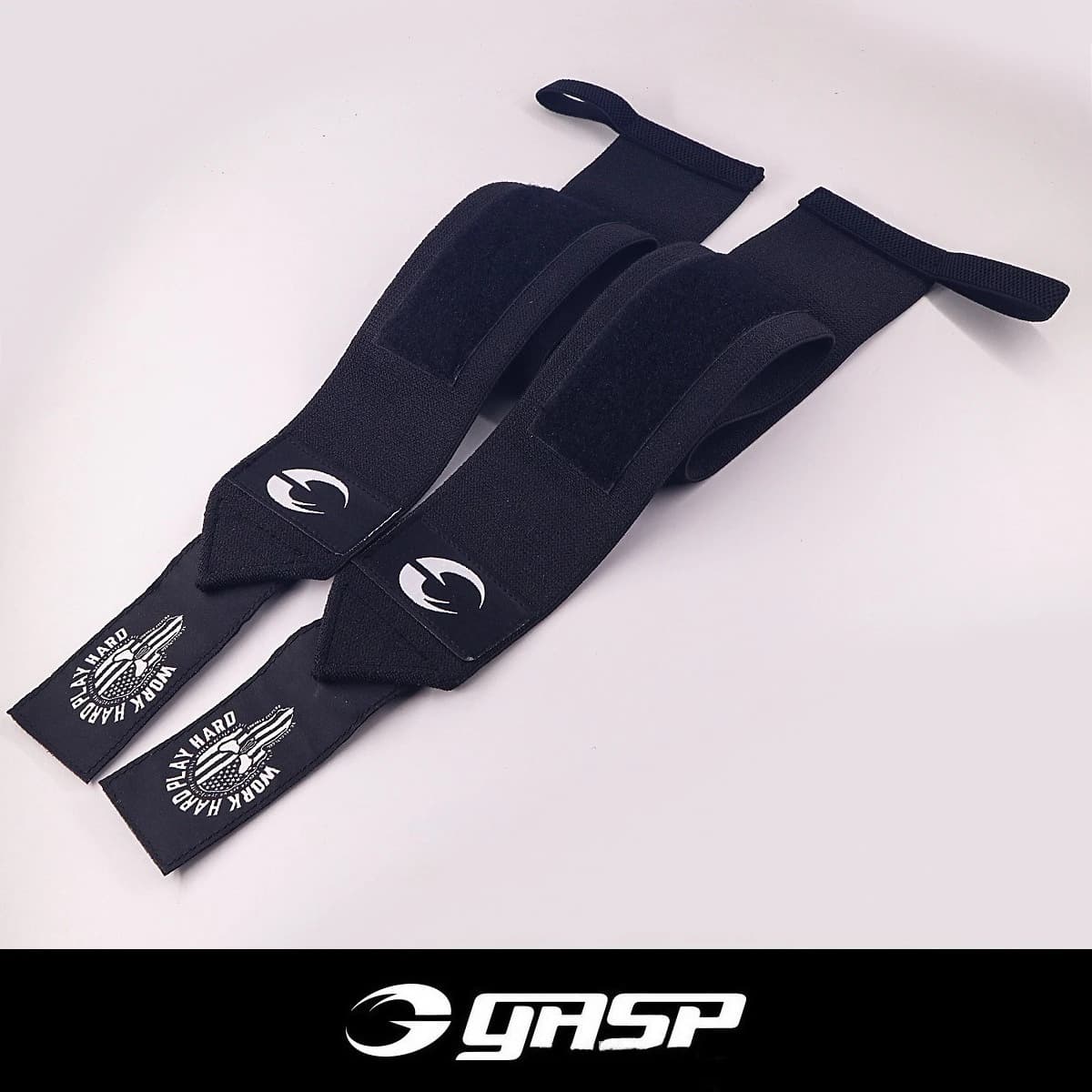 GASP Extra Long Thick Wrist Wraps Unisex Powerlifting Bench Press Support Tendon Protection Weightlifting Fitness Gear