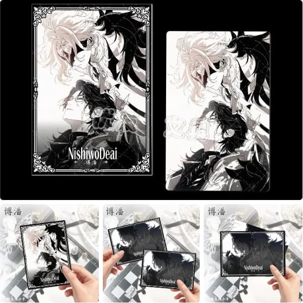 Game Genshin Impact Feofan Sergeyevich Veksel Polaroid Bookmark Card Role Play Figures Gift Xmas Birthday Gift Collection