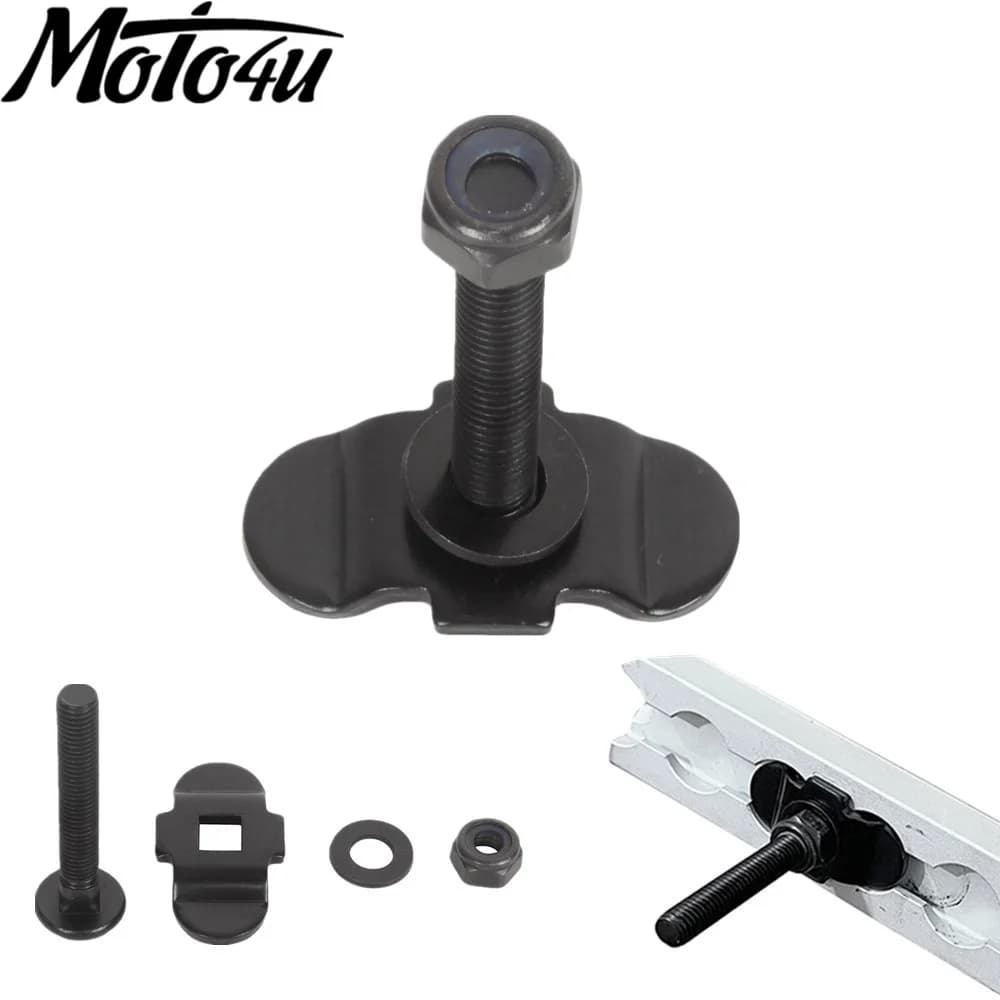 MOTO4U M8 * 60 Gancio di Fascetta Kit Punto di Ancoraggio Vite Dado Per Barca Camion Compagnia Aerea Rail Rimorchio Parte Del Motociclo 1PC/4PCS
