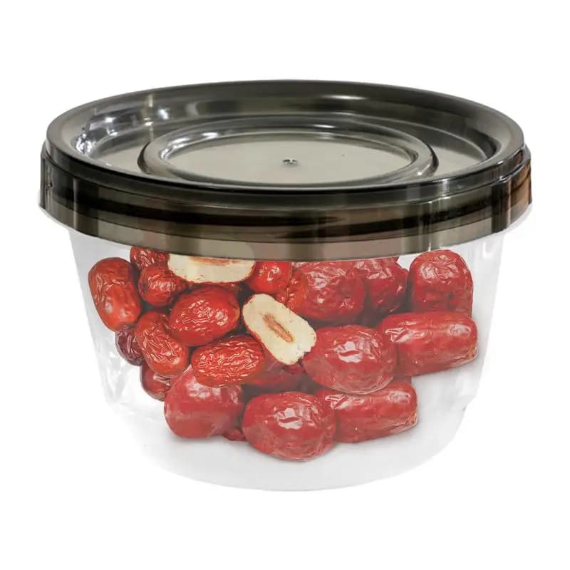 Barattoli per contenitori per alimenti Barattolo per contenitori Contenitori per cereali trasparenti Conservazione Barattolo sigillato da cucina trasparente per piccoli cereali di riso