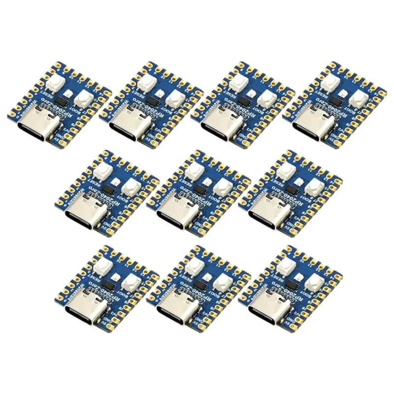 Scheda di sviluppo microcontrollore AT82-RP2040-Zero per Raspberry Pi RP2040 con processore dual-core Cortex M0+ e 2MB di memoria Flash