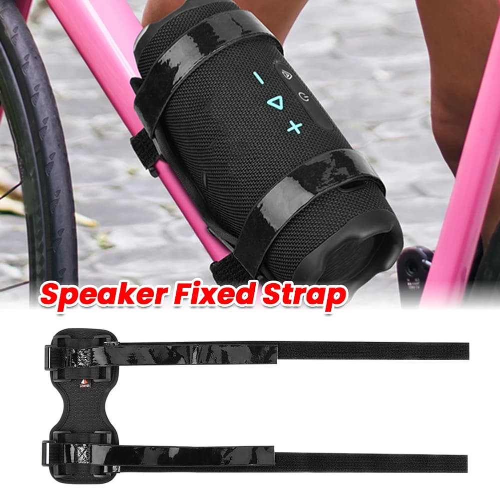 Supporto per Altoparlante Regolabile per Bici/Golf Cart/Barca, Cinghia di Fissaggio per Altoparlante da Bicicletta, Compatibile con JBL Flip Charge