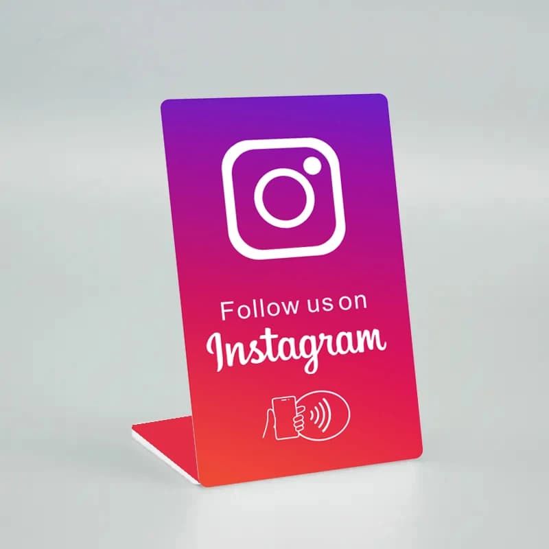 Display con supporto NFC Instagram per revisione Google APP Facebook Whatsapp Social Mediea