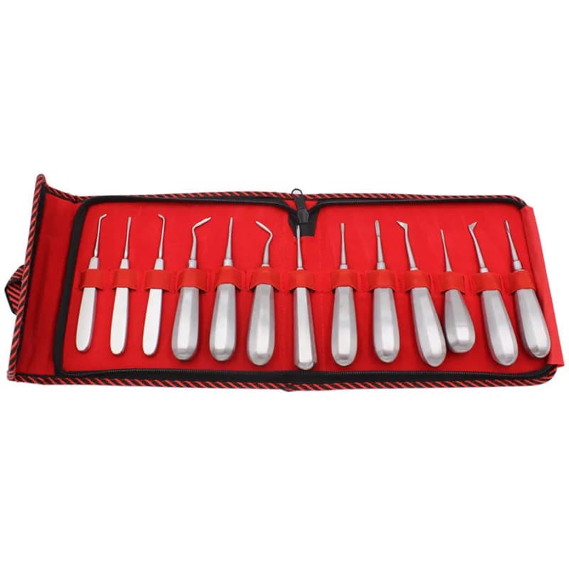 Toolkit for surgical lift teeth to extract dental roots