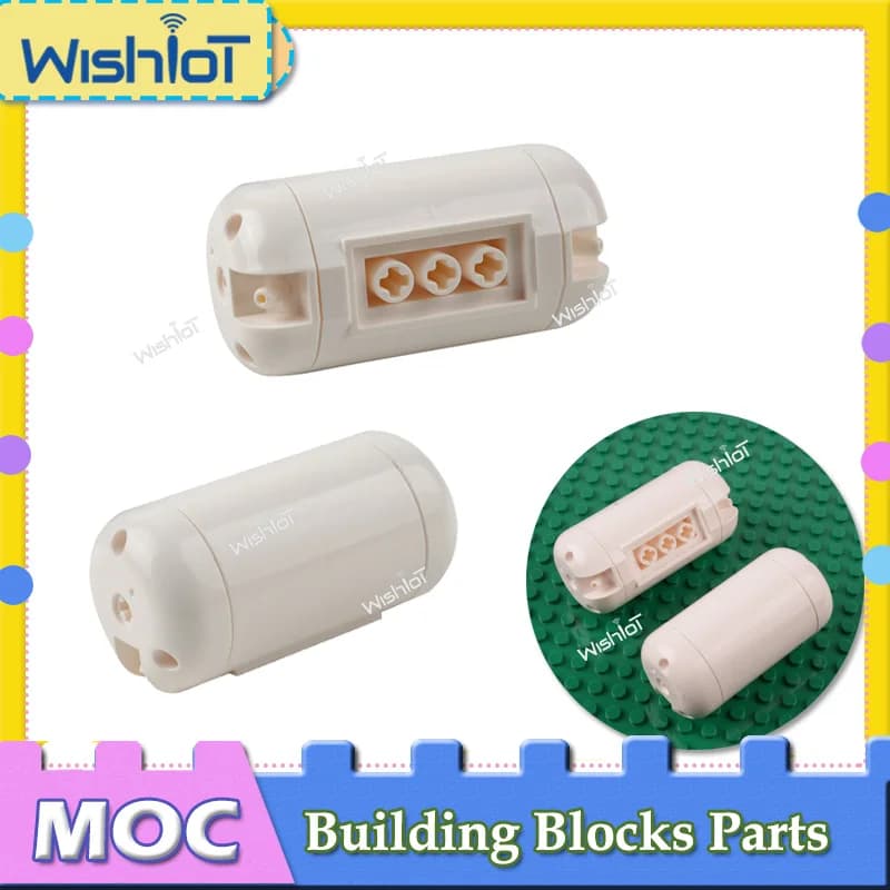 Pneumatico Bianco Serbatoio Aria MOC Blocchi Tecnici Parti di Mattoni Educazione Modificato Accessori FAI DA TE Per 75974 Auto Building Blocks Giocattoli