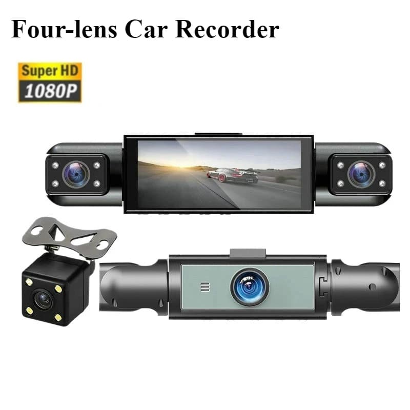 4K 2K 1080P Dash Cam HD Car registration WIFI Car recorder Side recording on side Video in loop Mobile network parking monitor
