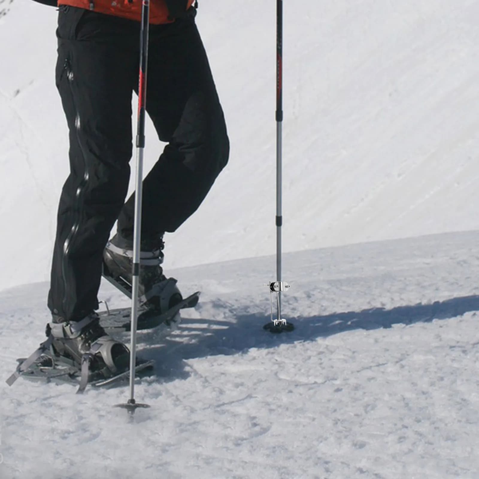 Universal Metal Toe for Retractable Walk Stick, Spare Parts for Snow Stick and Trekking