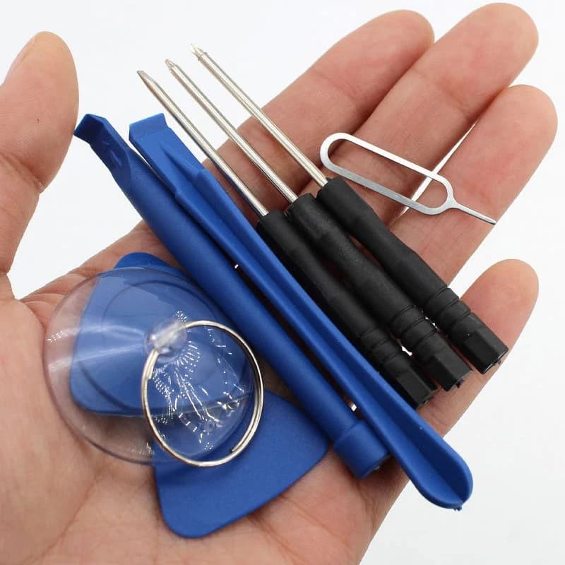 Set di 12 Cacciaviti Universali per Riparazione, Kit di Strumenti per Apertura e Manutenzione di iPhone, Samsung e Smartphone, 8/10 in 1