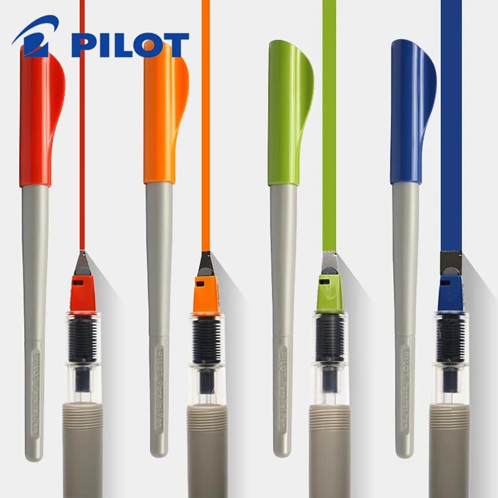 Pilot Parallel Fountain Pen FP3-SS Arabic Calligraphy Pen Design Gothic Font Fancy 1.5/2.4/3.8/6.0mm Art Stationery