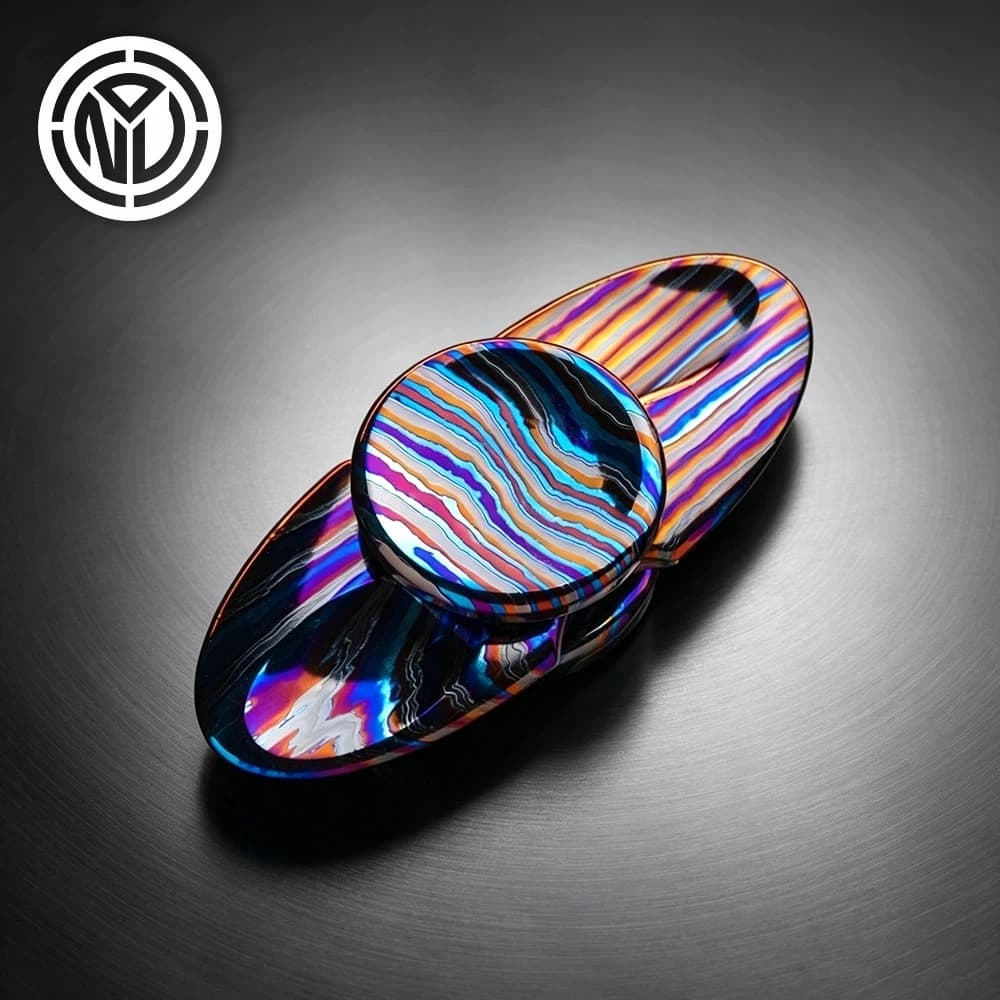 NOVO STUDIO Bamboo Dragonfly Minimalist Fidget Spinner Stress Relief Toy Fidget Toys For Adults Two-Bladed Fidget Spinner