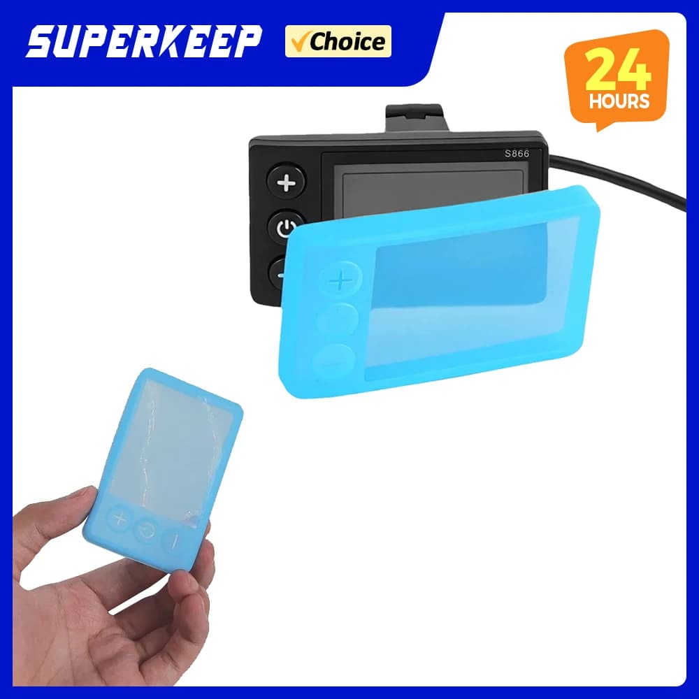 Custodia protettiva in silicone per display scooter elettrico per SmartGyro Rockway/Speedway per parte di copertura del pannello del cruscotto Ebike S886