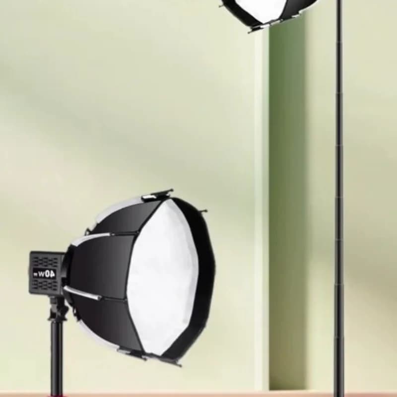 V-200 Light Stand Tripod Stand For Phone Clip Action Camera Handheld COB Light Portable Aluminum Alloy 2M Light Stand