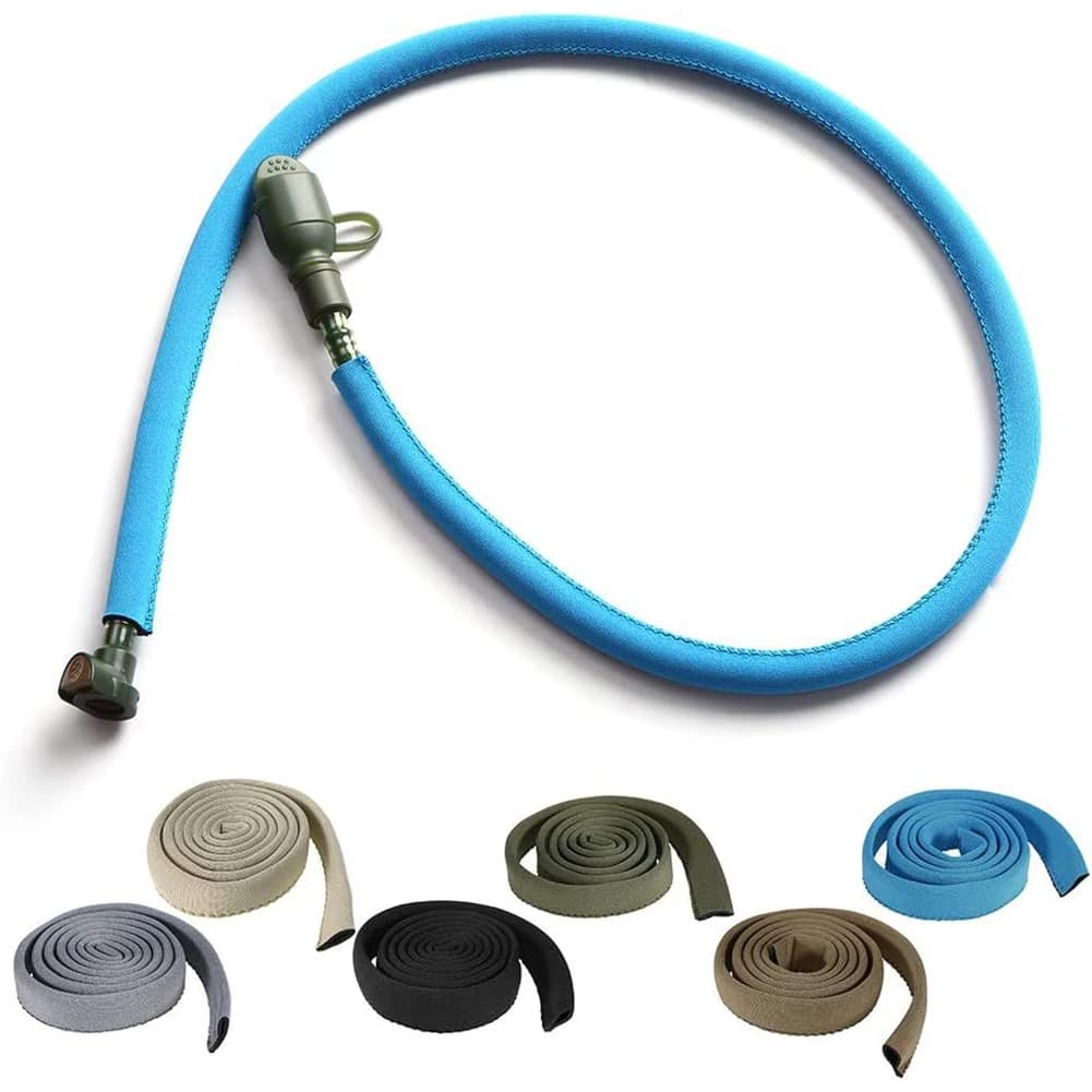 Hydration Pack Pipe Insulation Cover for Outdoor Activities Crafted with SBR Diving Material to Maintain Water Flow