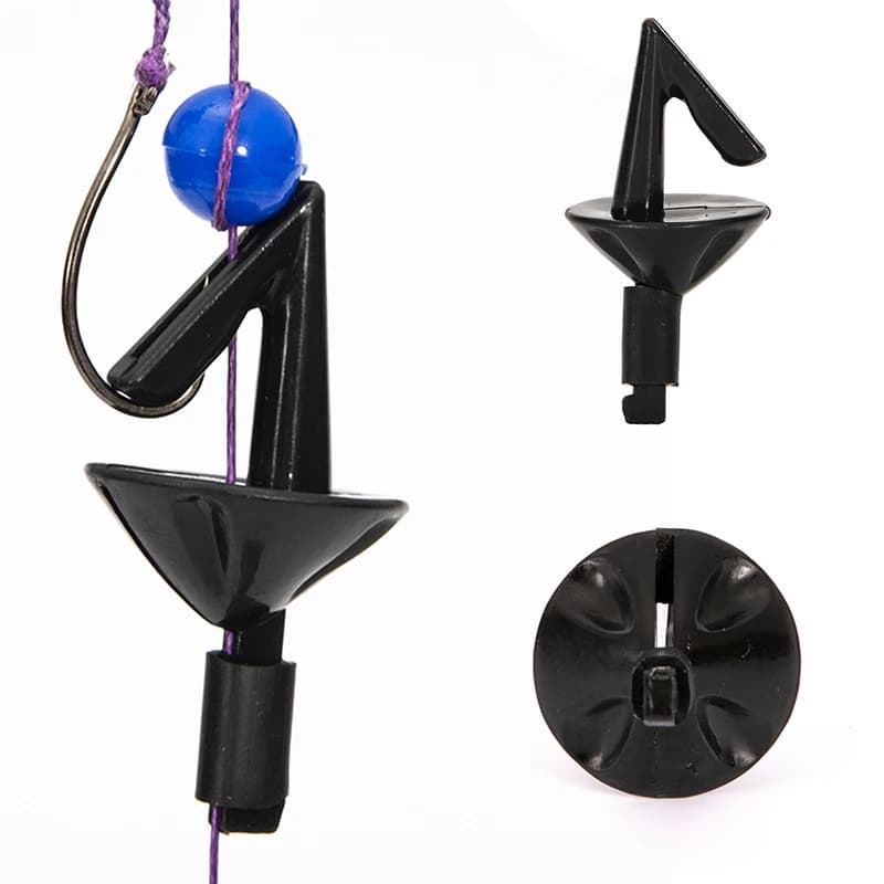 RH. 20 Pezzi Scudi per Esche da Pesca a Impatto, Clip Portaesche per Attrezzatura da Pesca in Mare, Strumenti da Pesca