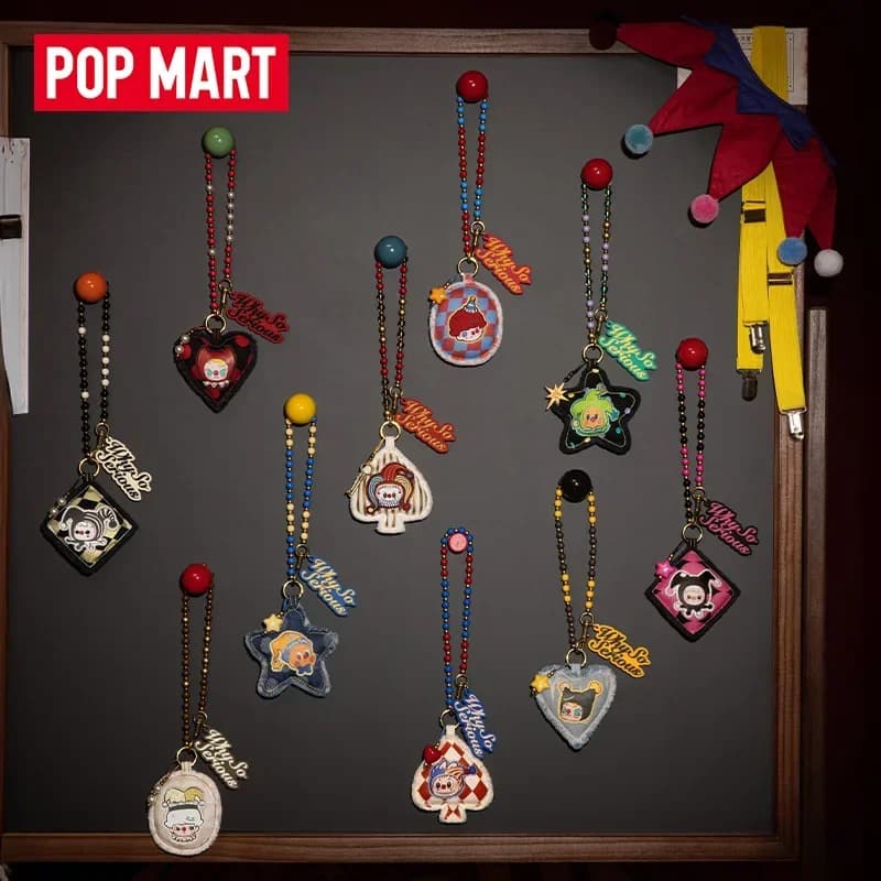POPMART WHY SO SERIOUS Series Pendant Blind Box Mystery Box Guess Bag Toys Doll Cute Anime Figure Halloween Gift Collection