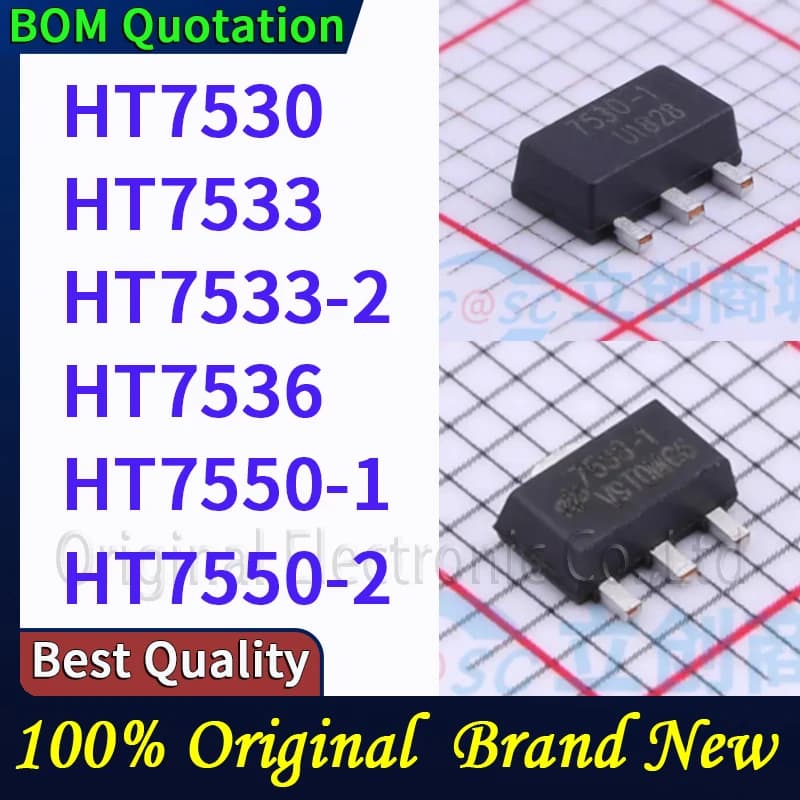 20pcs/lot HT7530 HT7533 HT7533-2 HT7536 HT7550-1 HT7550-2 In stock Original High quality