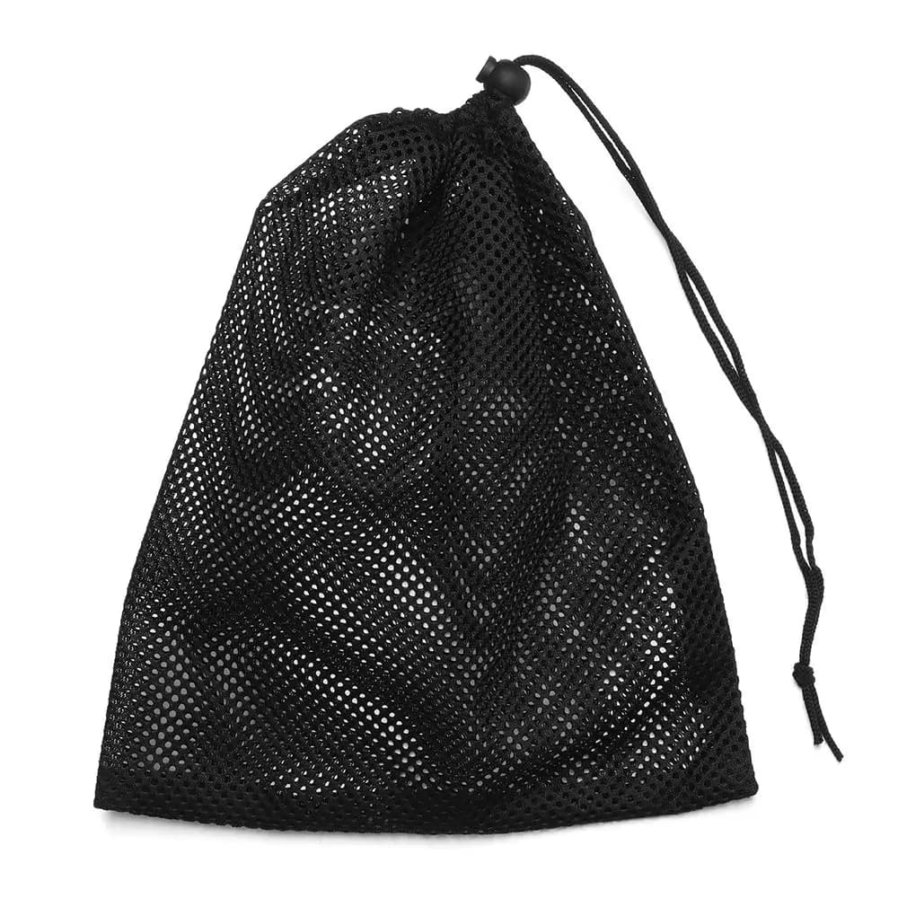 Sacchetto multiuso resistente per la casa, borsa a rete con coulisse, sacca portaoggetti, sacca per il bucato