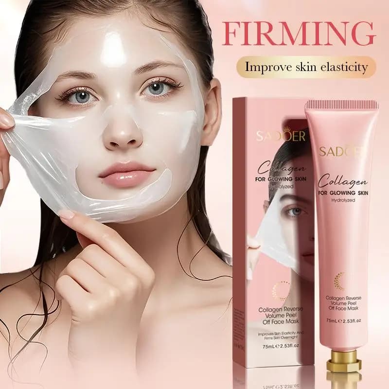 SADOER Face Mask Peel-Off Collagen 75ml Hydrating Multi-Effet Nutrient Skin Care Lifter