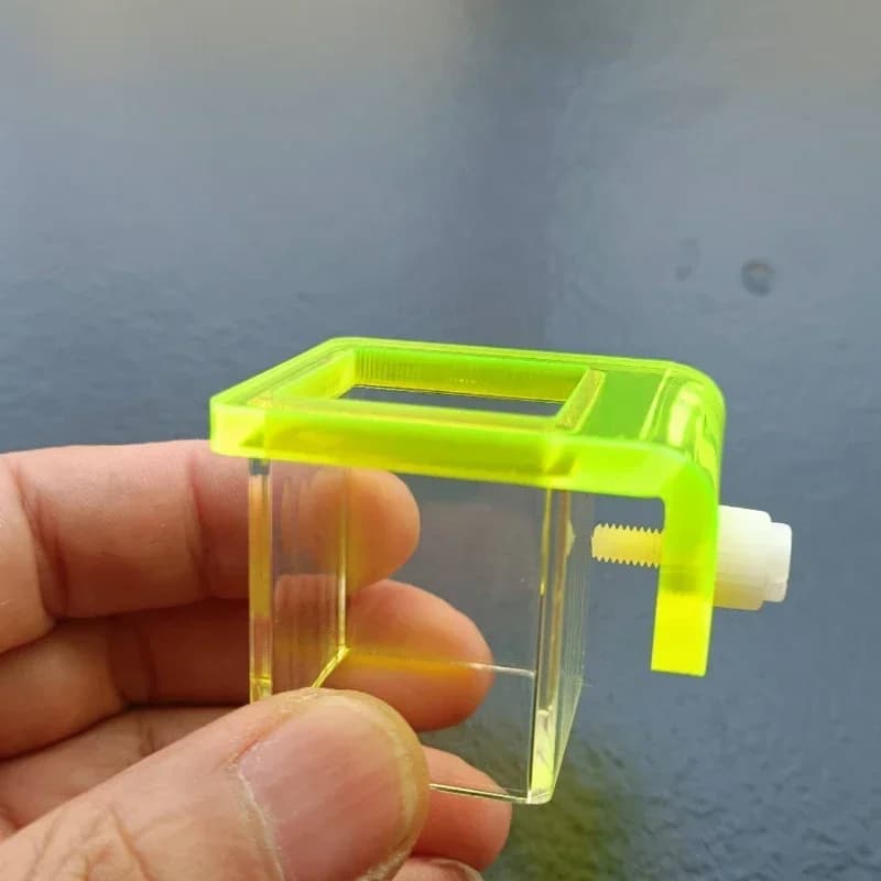 Cerchio per l'alimentazione di pesci piccoli e resistenti, da appendere alla parete del cilindro per anti-diffusione, per gamberi e pesci tropicali.