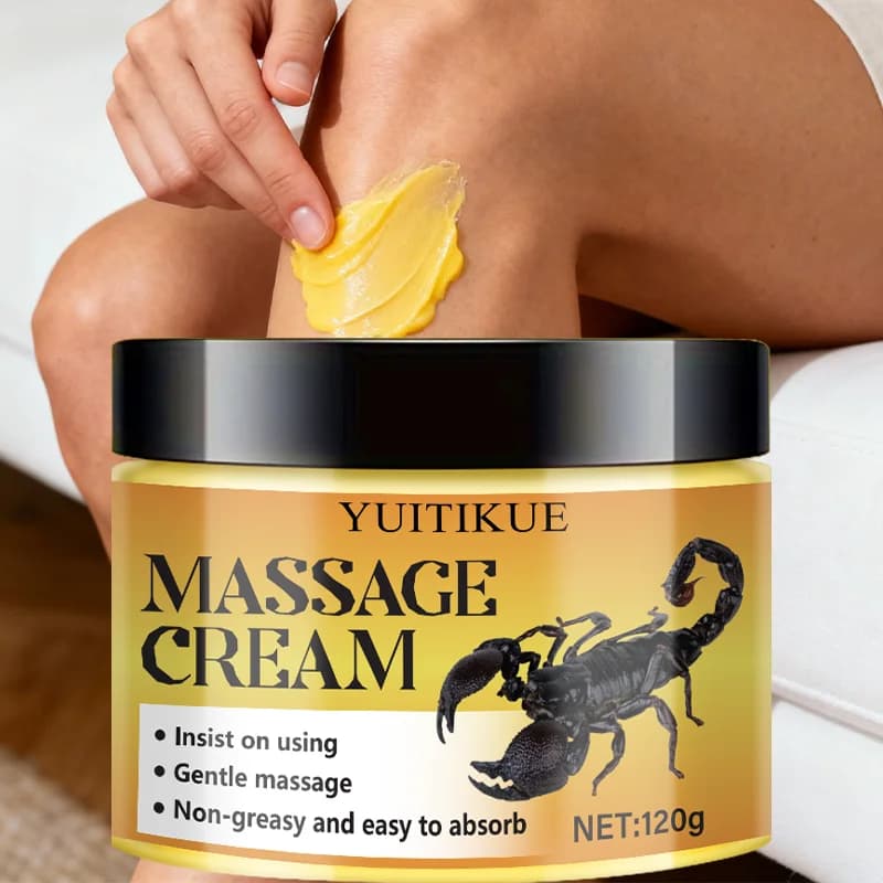 YUITIKUE Crema da massaggio corpo 120 g - Cura delicata della pelle, non appiccicosa e facile assorbimento, per tutti