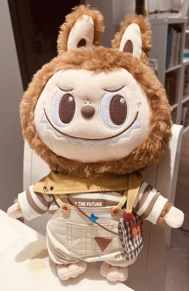 Solo vestiti adatti per bambole in vinile Macaron da 38 cm, abbigliamento in stile britannico con accessori decorativi per occhiali da sci e complessivi