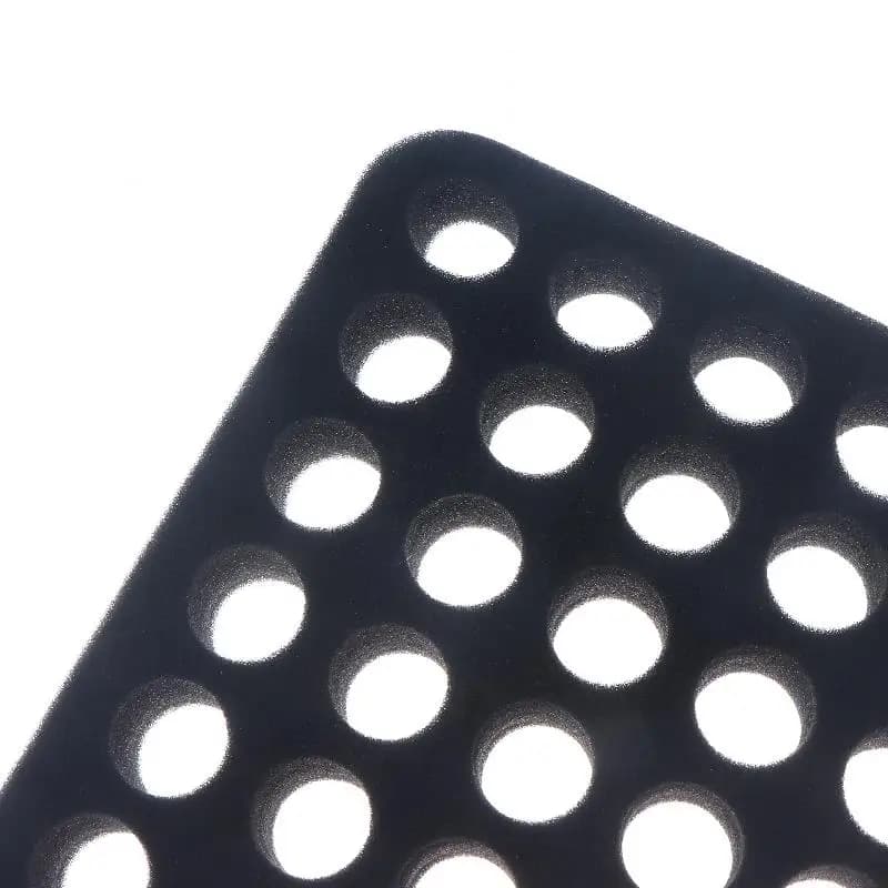 Bottiglie da 15 ml/10 ml per smalto o olio essenziale, divisorio inferiore rimovibile con 60 scomparti in schiuma, contiene 60 bottiglie