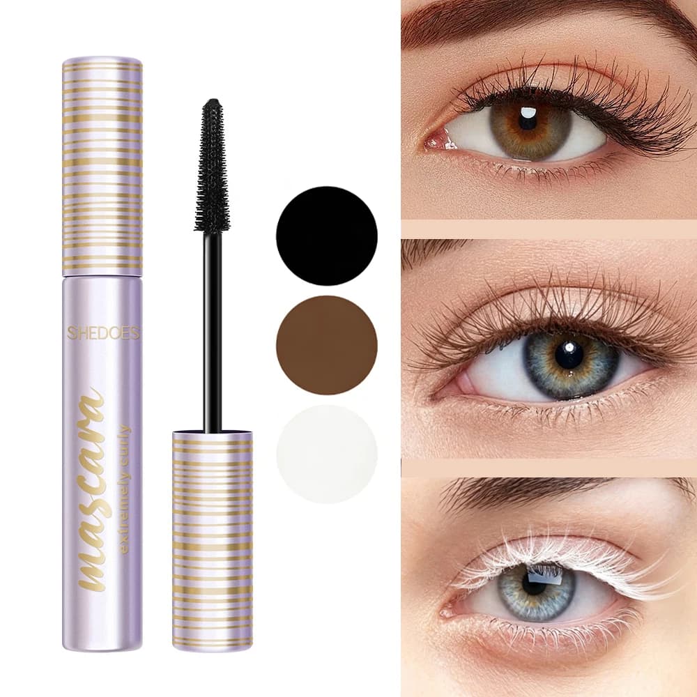 Mascara 36H Curling - Impermeabile, Anti-sbavature, Volume e Lunghezza a Lunga Durata, Formula Modulabile per Ciglia Naturalmente Voluminose