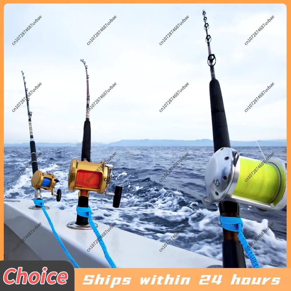 Kayak Paddle Leash Adjustable Elastic Kayak Paddle Rope Rowing Boat Tie Rope for SUP Kayaking Boating Canoeing